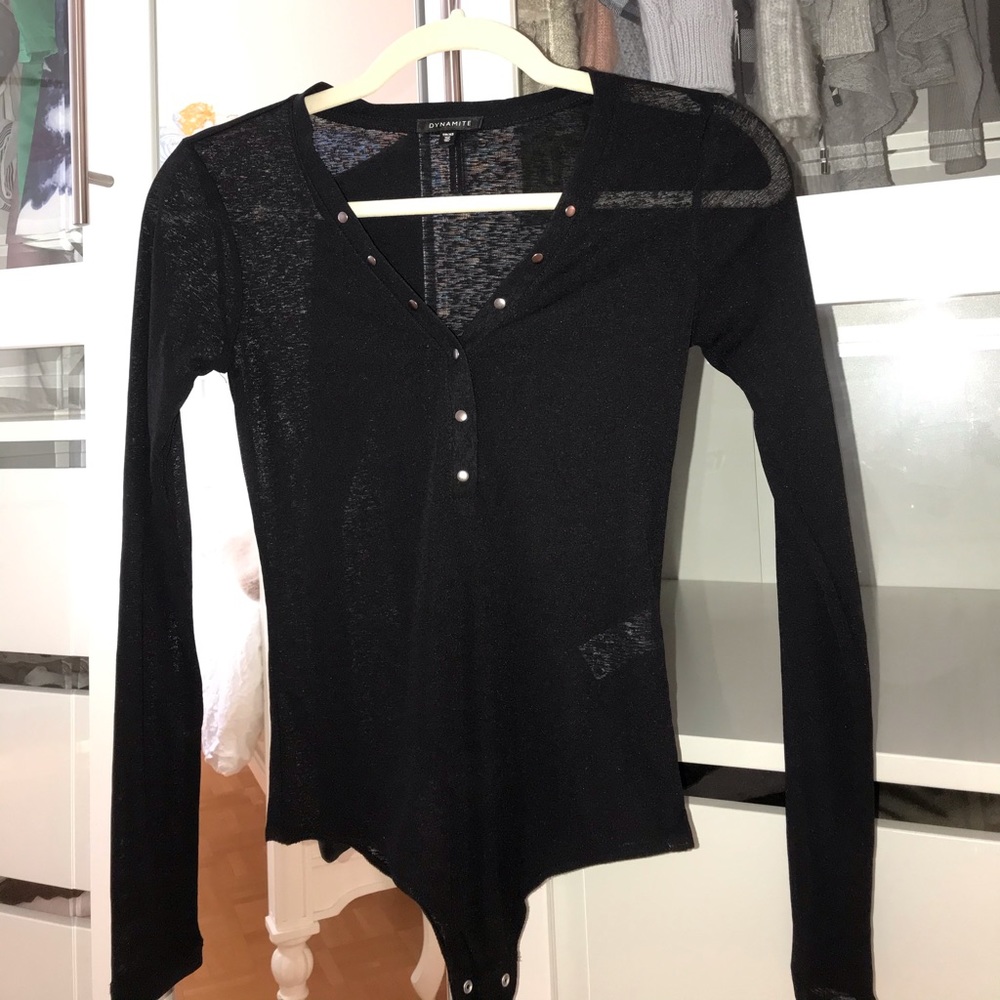 Dynamite Button Up Bodysuit